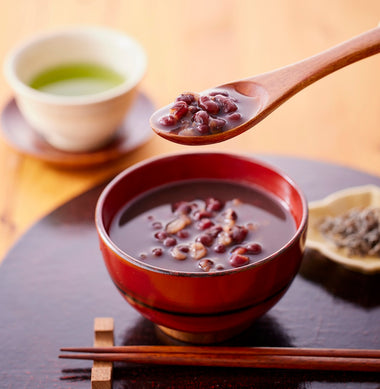 冬の甘味(丹波大納言小豆のぜんざい)