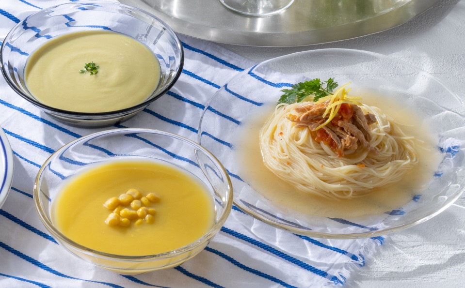 冷たい野菜スープ&パスタソースセット(6個入)